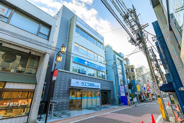 池上メディカルブリッジ外観（３Fが当院です）